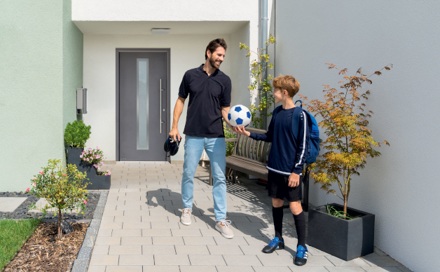 Porta d’ingresso Thermo65 Hörmann:  prestazioni ed estetica per valorizzare le architetture