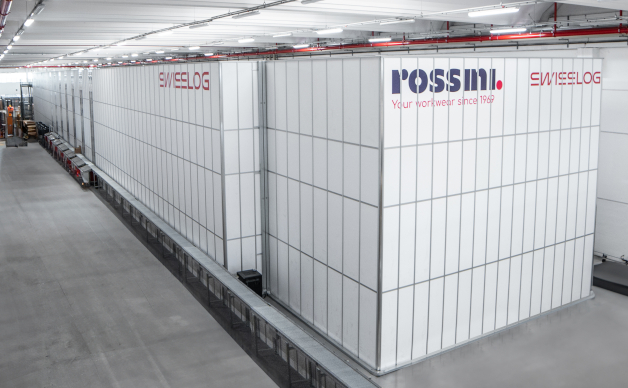 A Seriate il nuovo AutoStore di Swisslog per Rossini Trading migliora la logistica dell’abbigliamento certificato