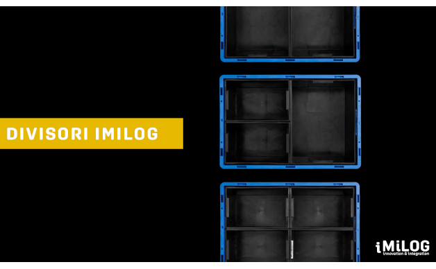 Organizzazione secondo iMiLOG: divisori BLADE per magazzini automatizzati