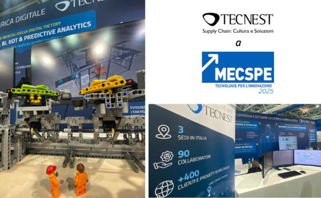 La fabbrica iperconnessa di Tecnest a MECSPE Bologna si fa “LEGO”
