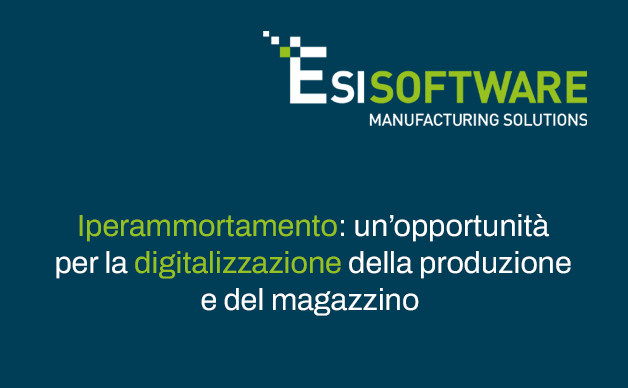 Iperammortamento 2026: il momento giusto per digitalizzare produzione e magazzino