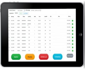 Touch&Go - per gestire sequenze e avanzamenti di produzione con un gesto
